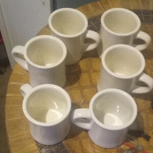 Classic White Ceramic Mug Set